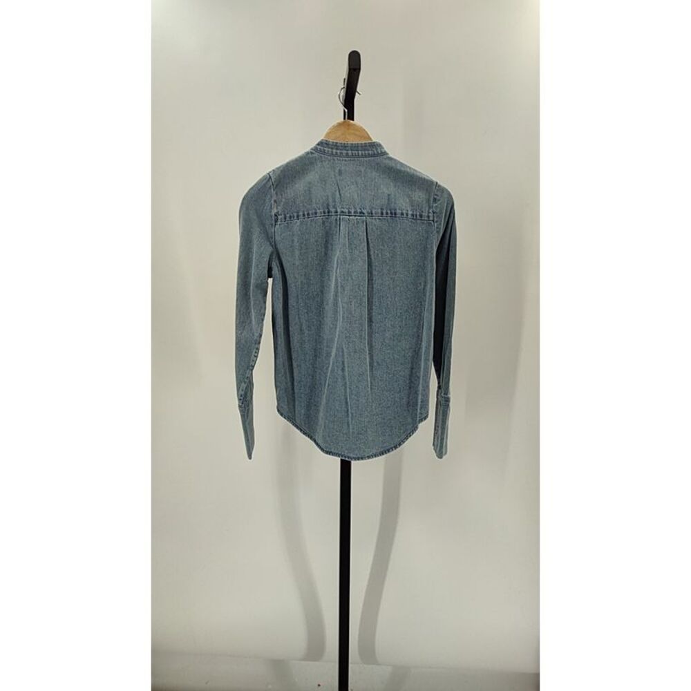 Quince Light Blue Denim Shirt Jacket - Picture 2 of 2